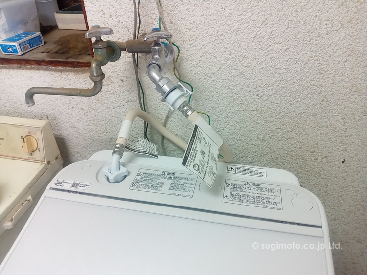洗濯機の蛇口これで安心